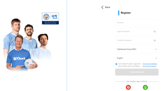 Nhập mã OTP để xác minh đăng ký 8xbet